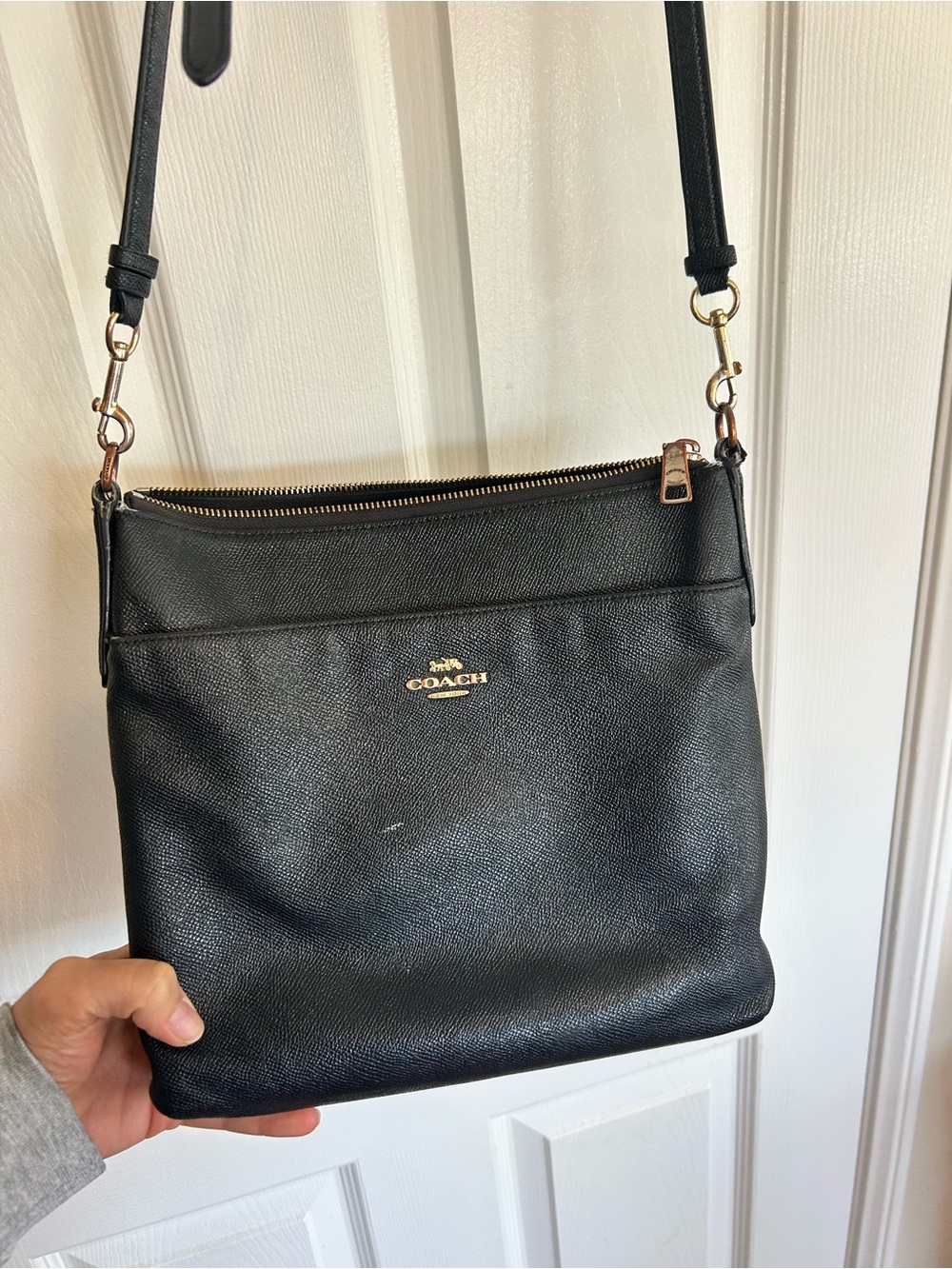 Coach Black Kitt Messenger Bag Y2K Chic Designer